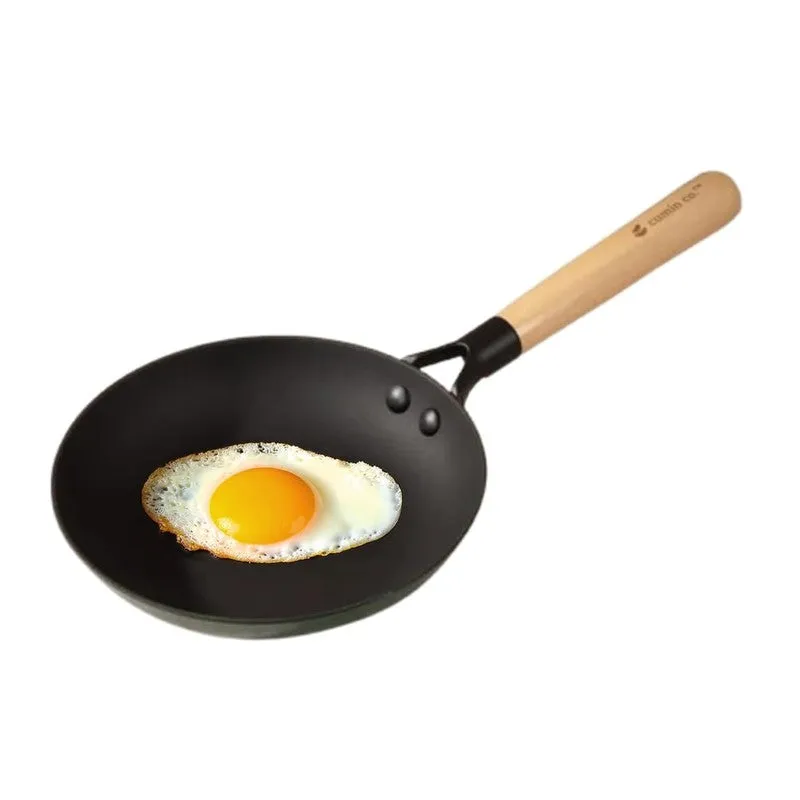 Cumin Co Enamel Cast Iron Frying Pan (Green) - 1000 mL media 3