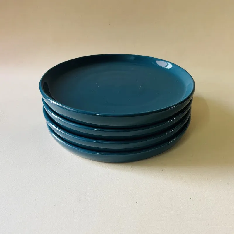 Ceramic Quarter Plate (Blue) - Set Of Four media 3