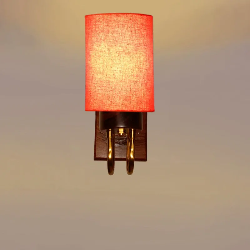 Gilded Arch Cotton Wall Lamp - Orange media 5
