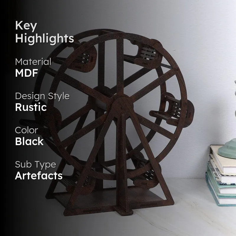 Giant Wheel Fair Showpiece - Black media 2