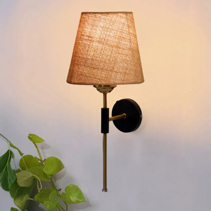 Beryll Jute Wall Lamp - Beige media 1