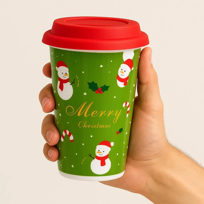Frosty Ceramic,Silicone Coffee Mug (400 mL) media 3