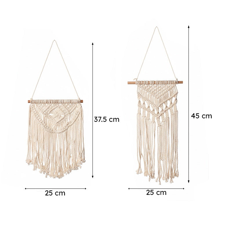 Hedy Macrame Wall Accent - Set Of Two media 7