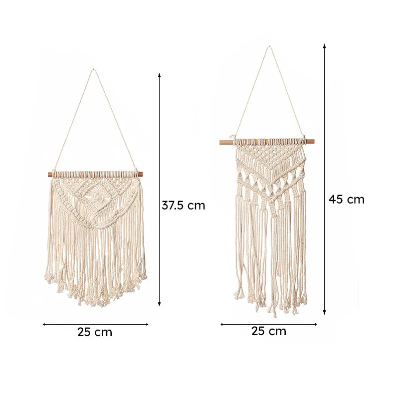 Hedy Macrame Wall Accent - Set Of Two media 7