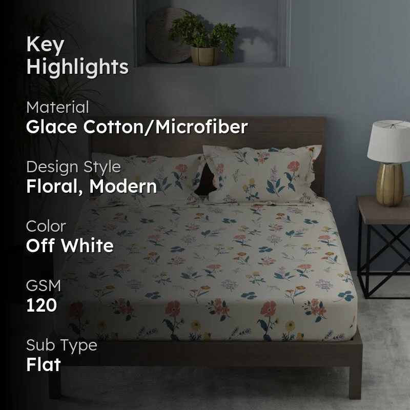 Spring Nest Single Microfiber Bedsheet - 120 GSM media 2