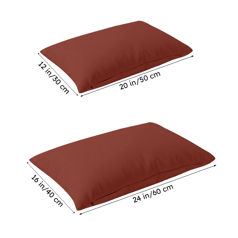 Leslie Sofa Cushion (Terracotta Brown) - Set Of Two media 6