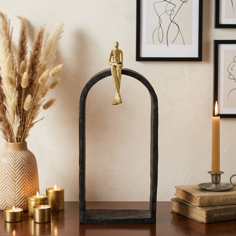 Veloura Gold Figure Resin Showpiece