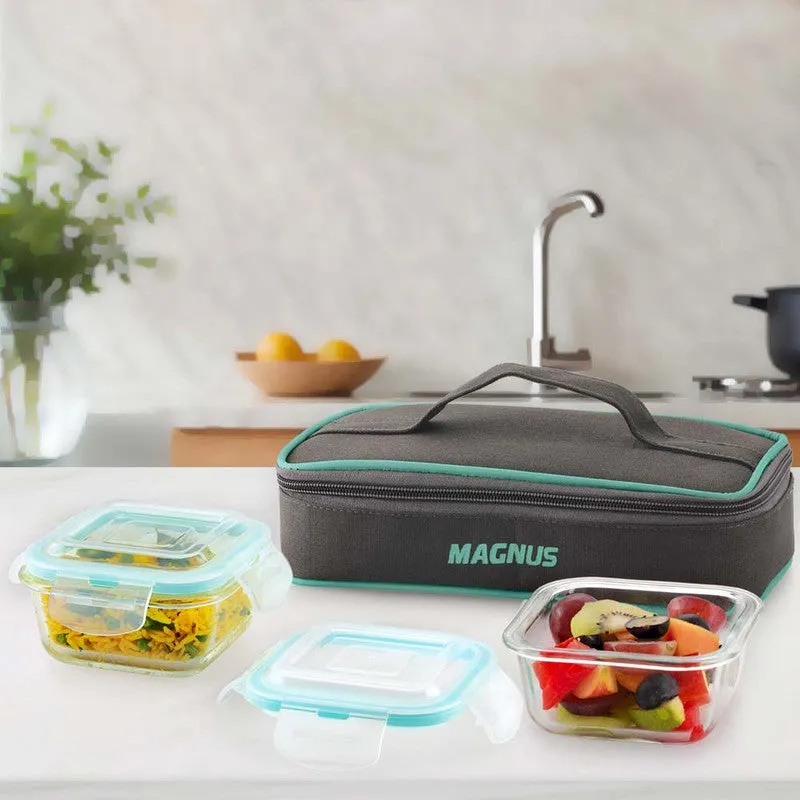 Yelvo Urban Lunch Box with Lunch Bag - Three Piece Set media 4