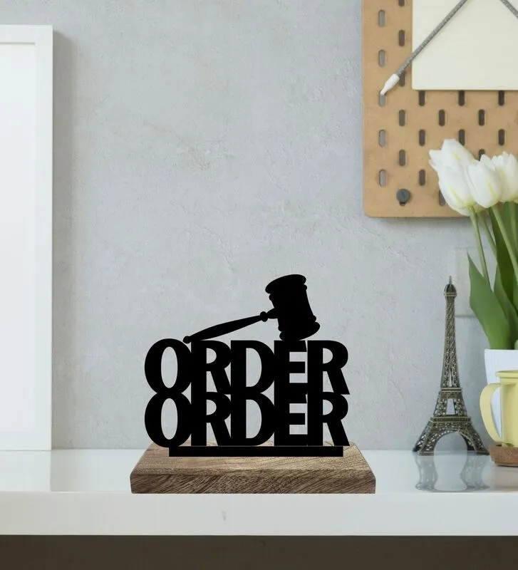 Lawyer's Pride Typography Showpiece - Set Of Two media 4