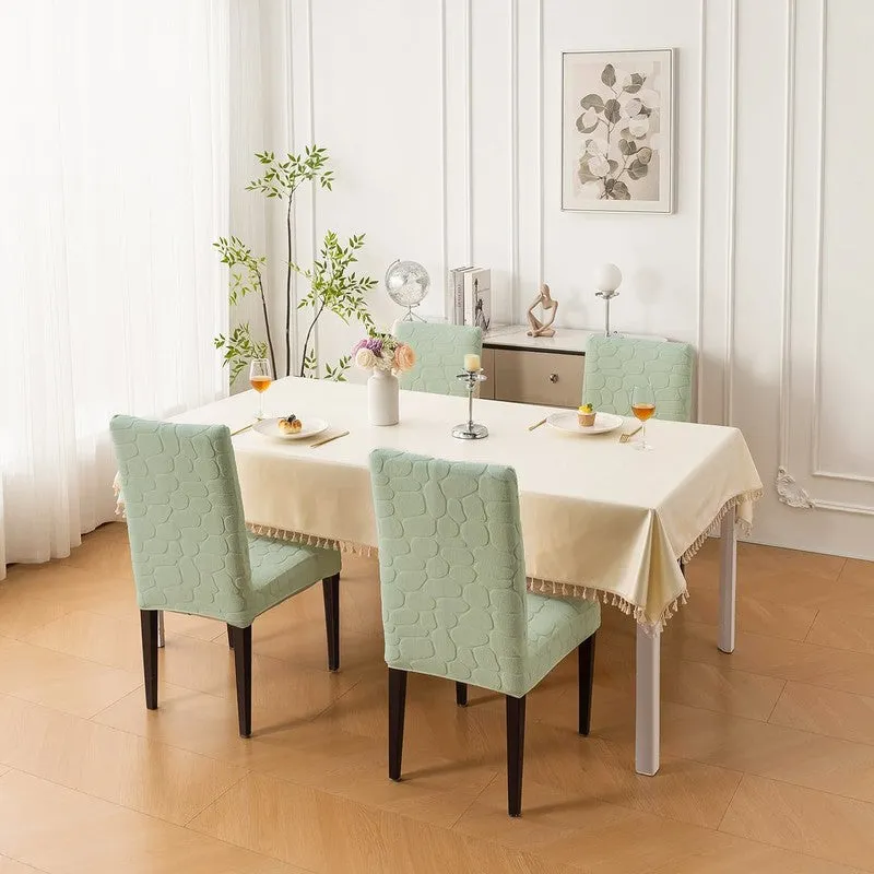 Elvra Classic Chair Cover(Green) - Set Of Four media 1