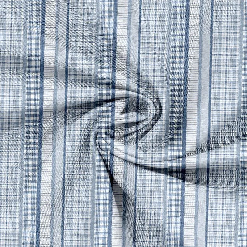 Vizag Modern Cotton Bedsheet (Blue) - 120 TC media 4