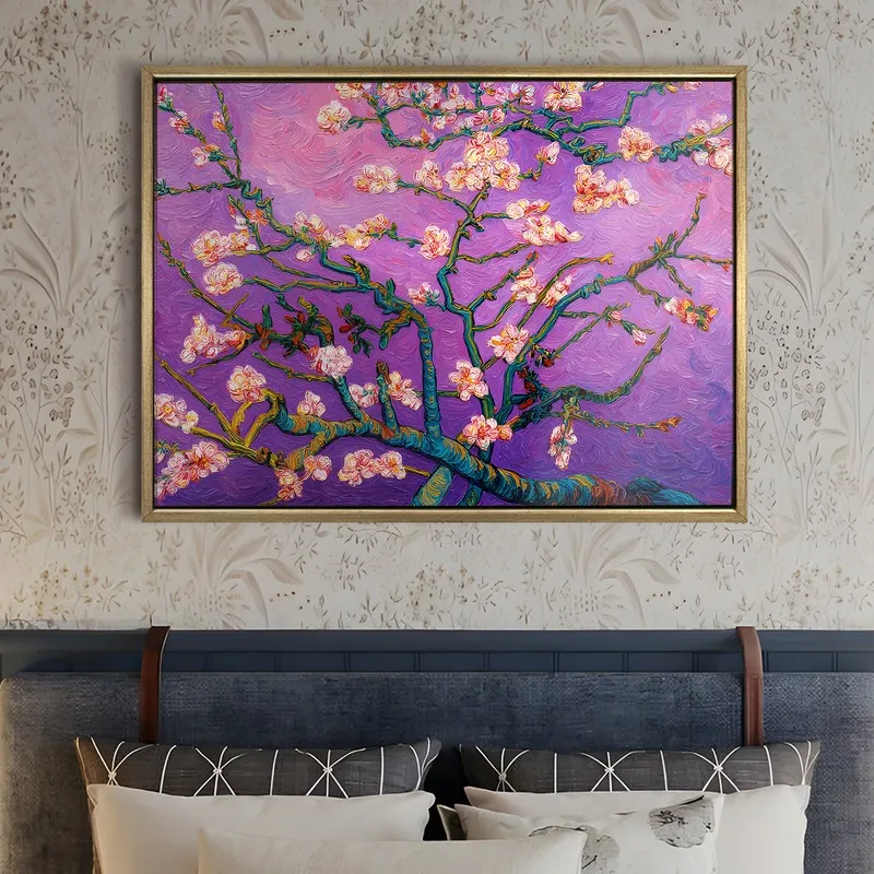 Pastel Canopy Canvas Wall Painting With Frame media 5