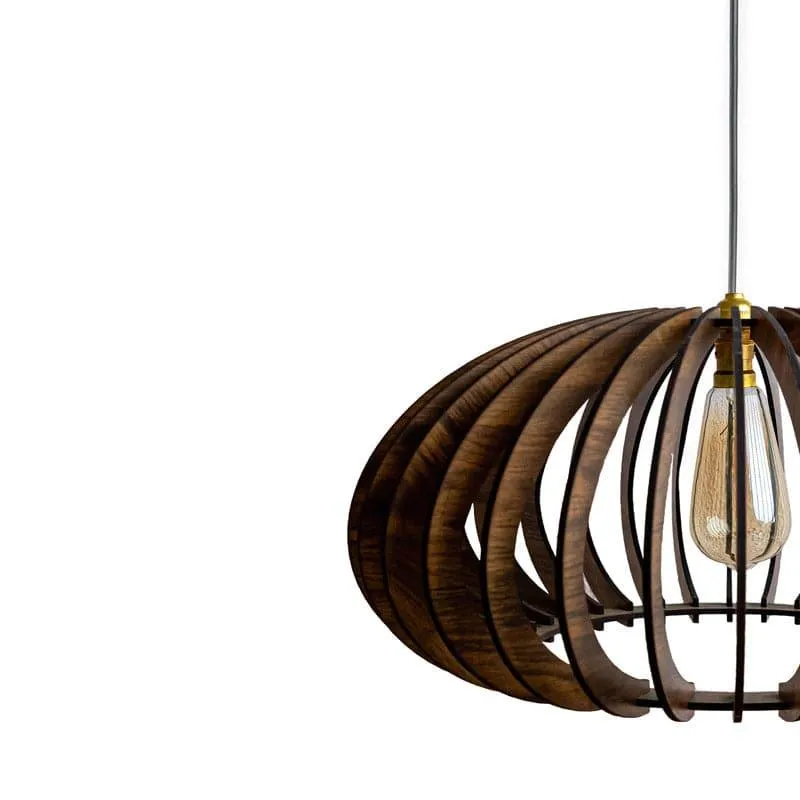 Kimiko Wooden Ceiling Lamp media 5