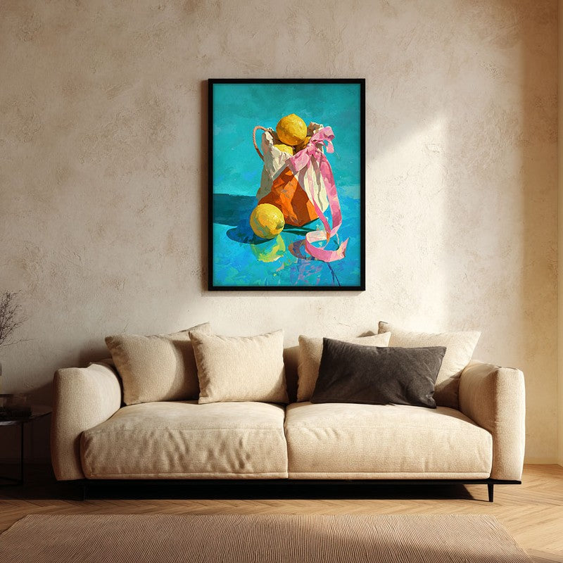 Lunith Canvas Wall Painting With Black Frame