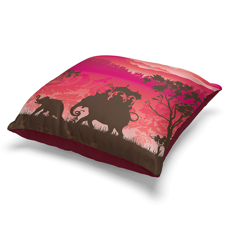 Safari Silhouettes Printed Cushion Cover Set - Set Of Five media 3