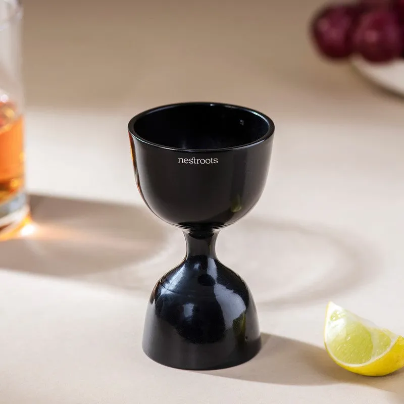 Noir Alchemy Stainless Steel Jigger - 30 ML/60 ML media 1