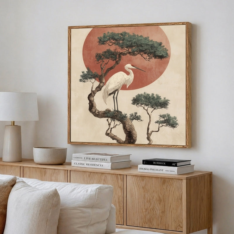 Soulful Tree Canvas Wall Art With Frame media 4