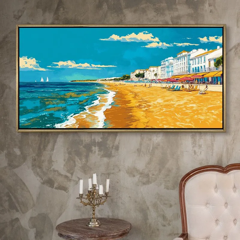 Littoral Canvas Wall Painting With Frame media 1