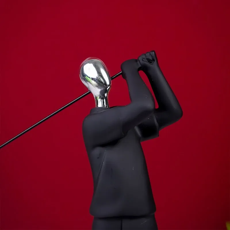 Modern Gaze Sculpture Showpieces - Black media 5