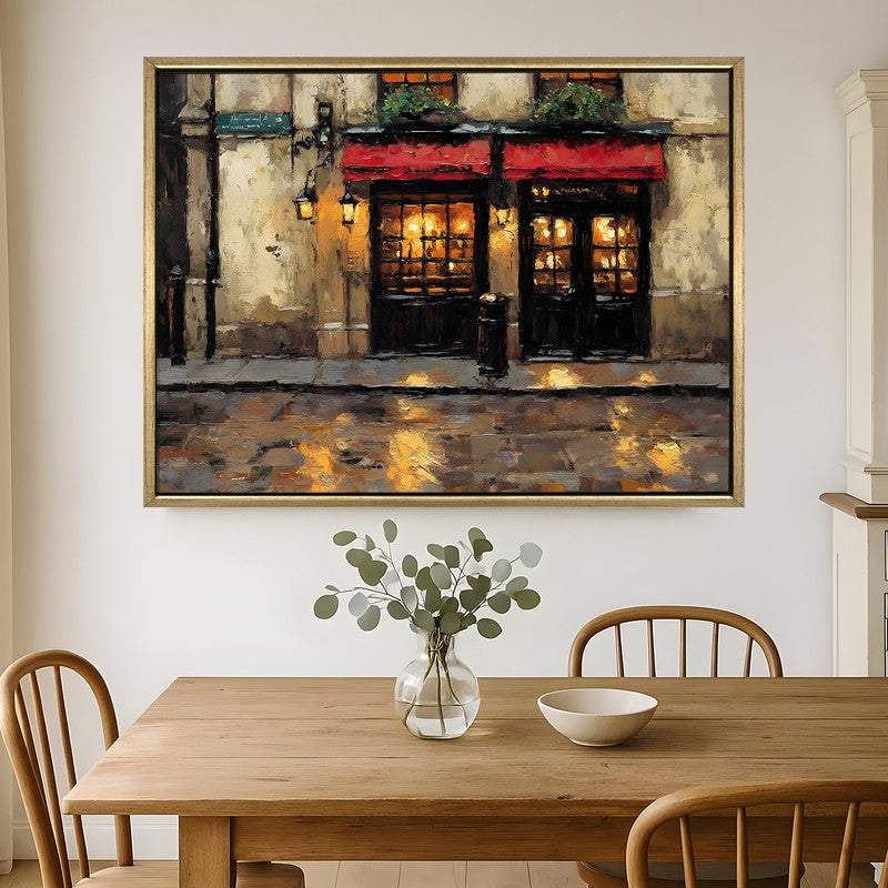 Glowhaven Canvas Wall Painting With Frame