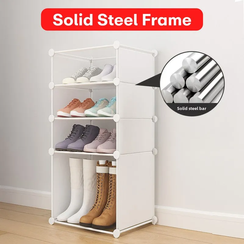 Rioware Modular Home Shoe Racks - White media 3