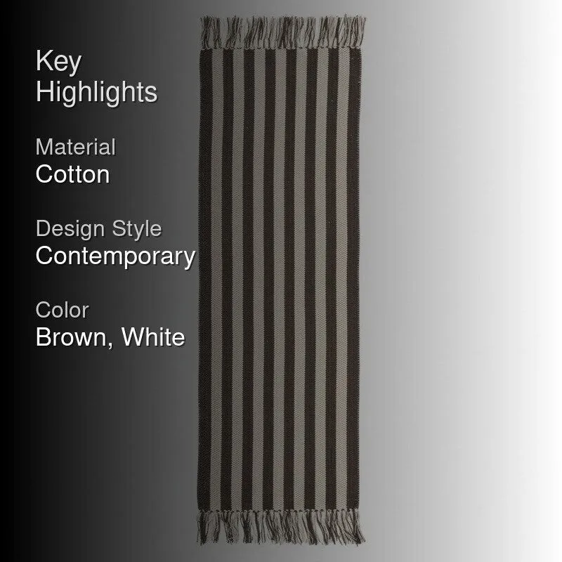 Carmen Hand Woven Rectangle Cotton Rug media 2
