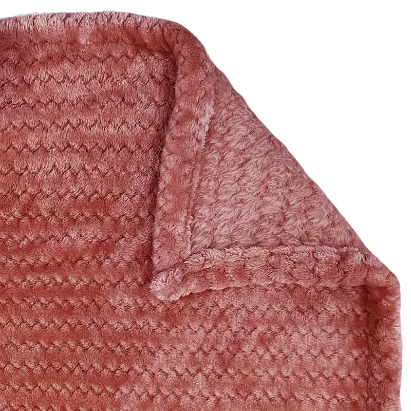 Swayam Seda Mink Blanket (Maroon) - 240 GSM media 7