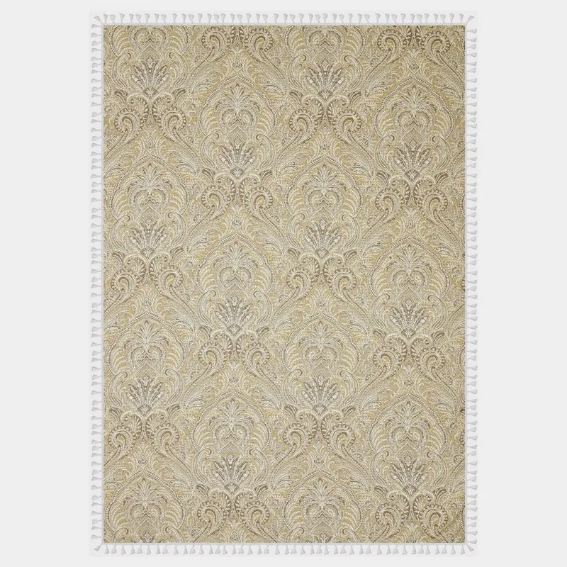 Thaalika Cotton Table Cover - Yellow media 3