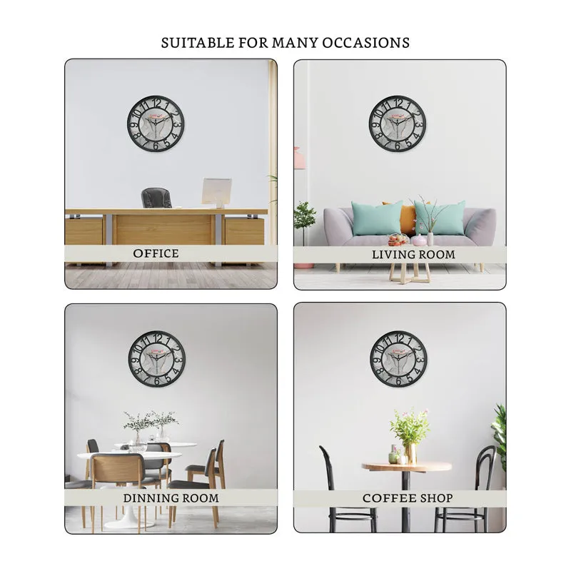 Camilo Sweep Silent Wall Clock media 9