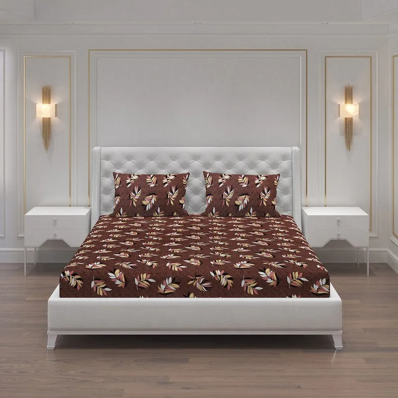 Monte Carlo Flow Leaves I Bedsheet - 120 GSM media 3