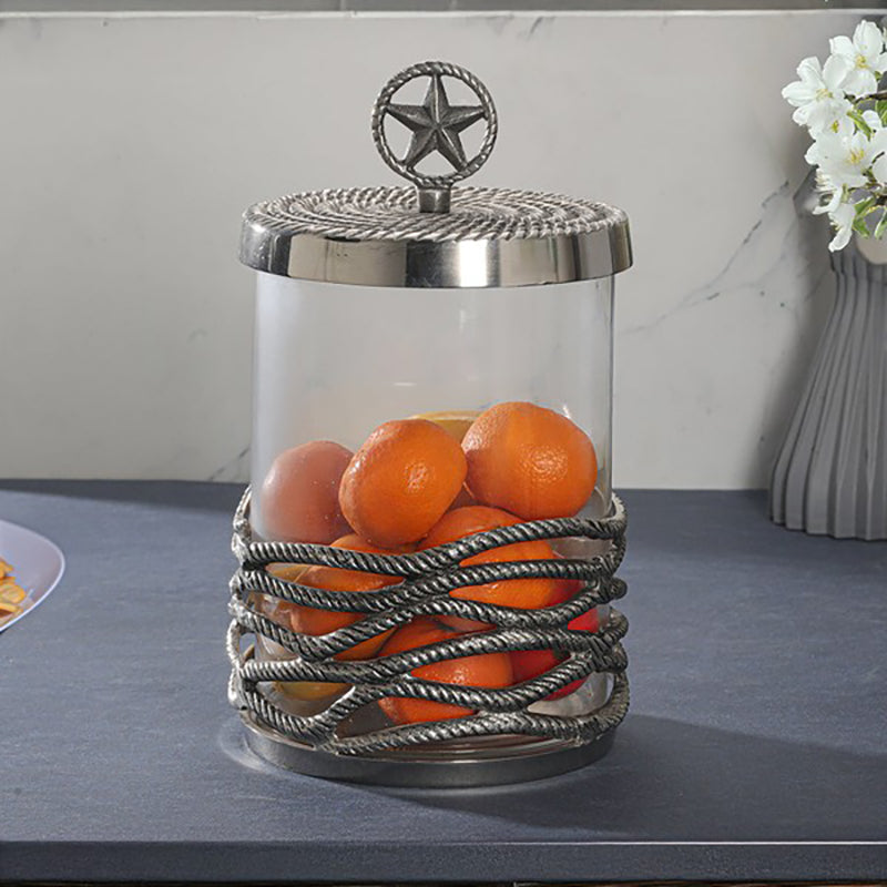 Rope Twist Covered Container - 4000 mL - 4000 mL