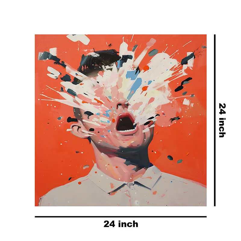 Exploding Head Wall Painting media 8