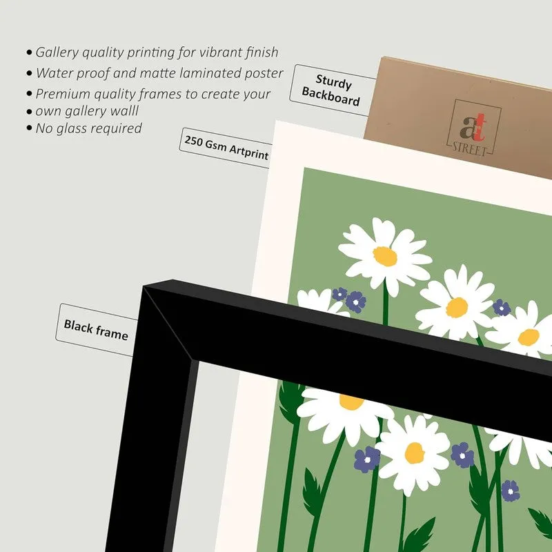 Artistic Soul Paper Wall Painting With Frame - Set Of Three media 8