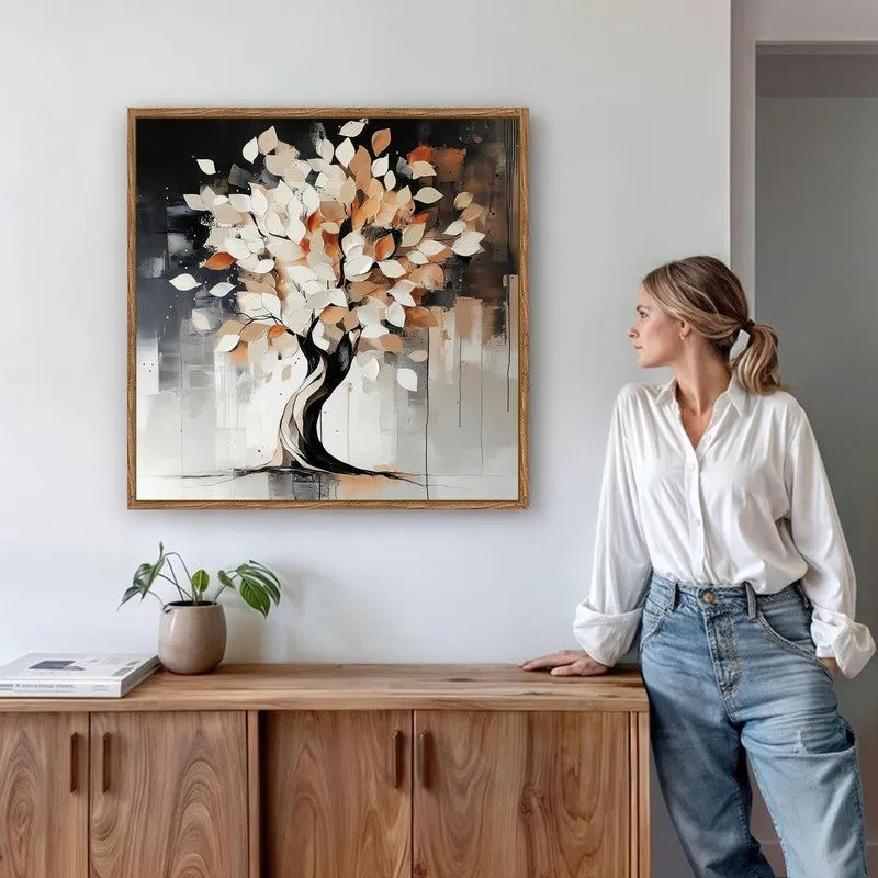 Tree Essence Canvas Wall Art With Frame media 6