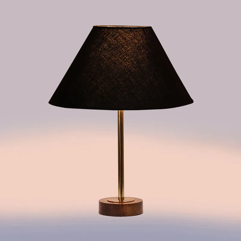 Cotin II Rodin Wooden Table Lamp - Black,Gold,Brown media 5