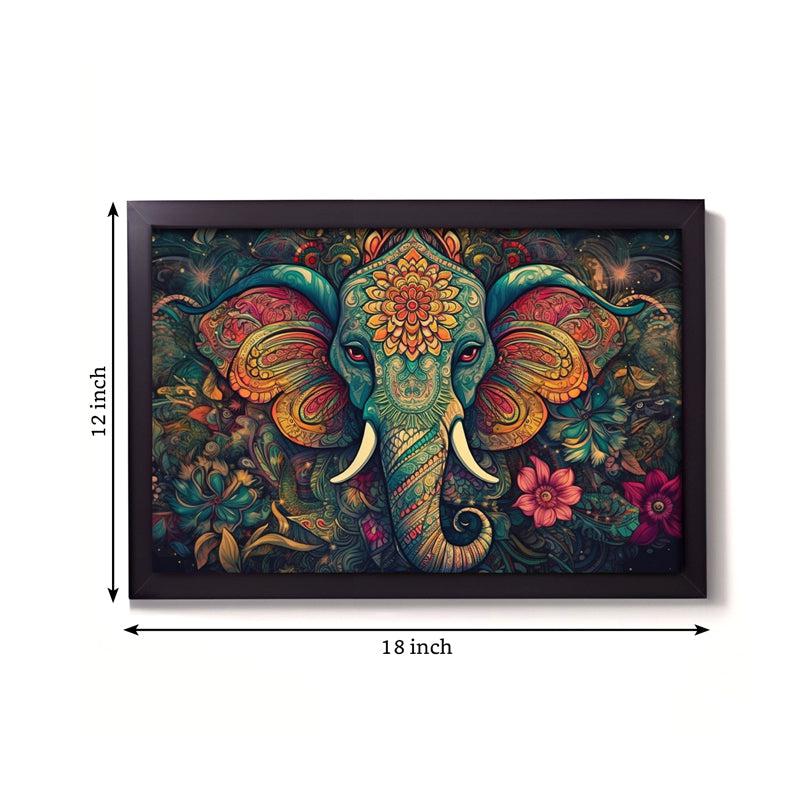Ethnic Gaja Mural Wall Painting media 5