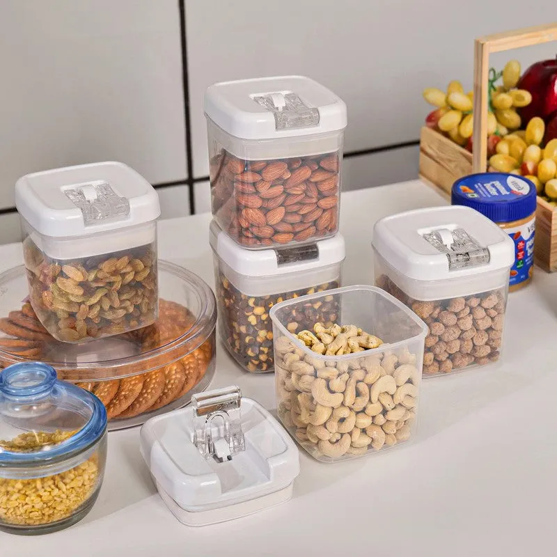 Snaplock Store Bloom Air Tight Container (White/500 mL Each) - Set of Twenty Four media 6