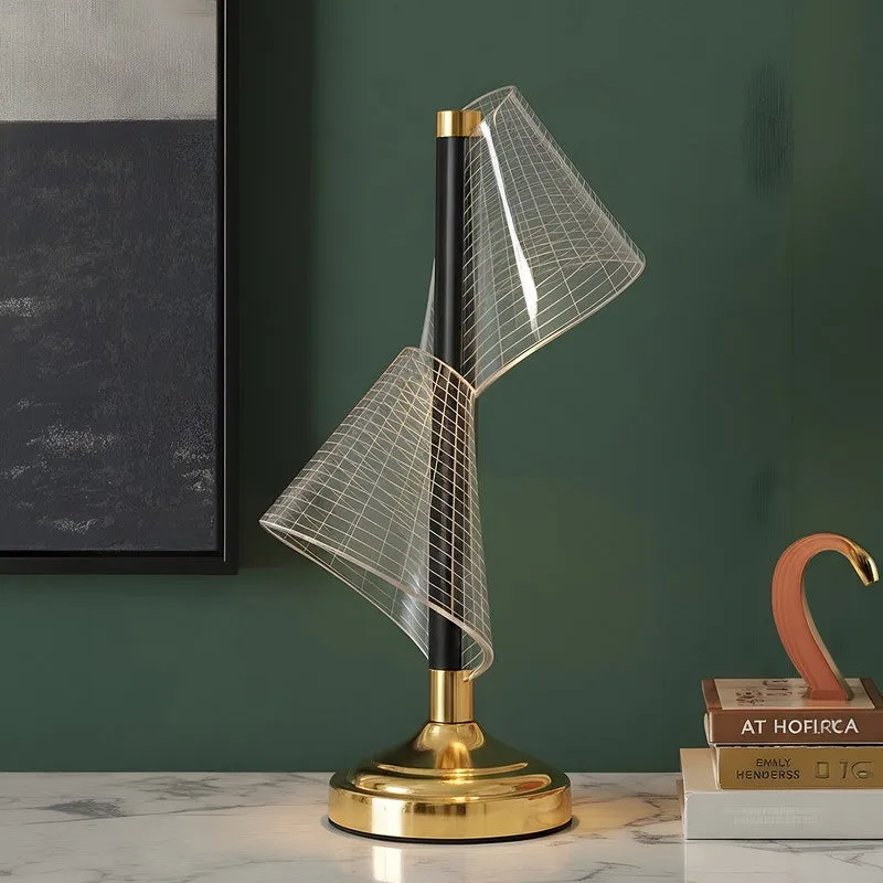 AarviDecor Emerson Accent Fabric Table Lamp - Gold media 5