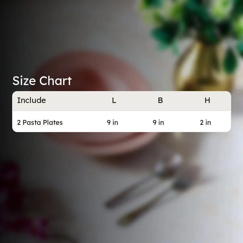 Fired Form Pasta Plate - Set Of Two media 6