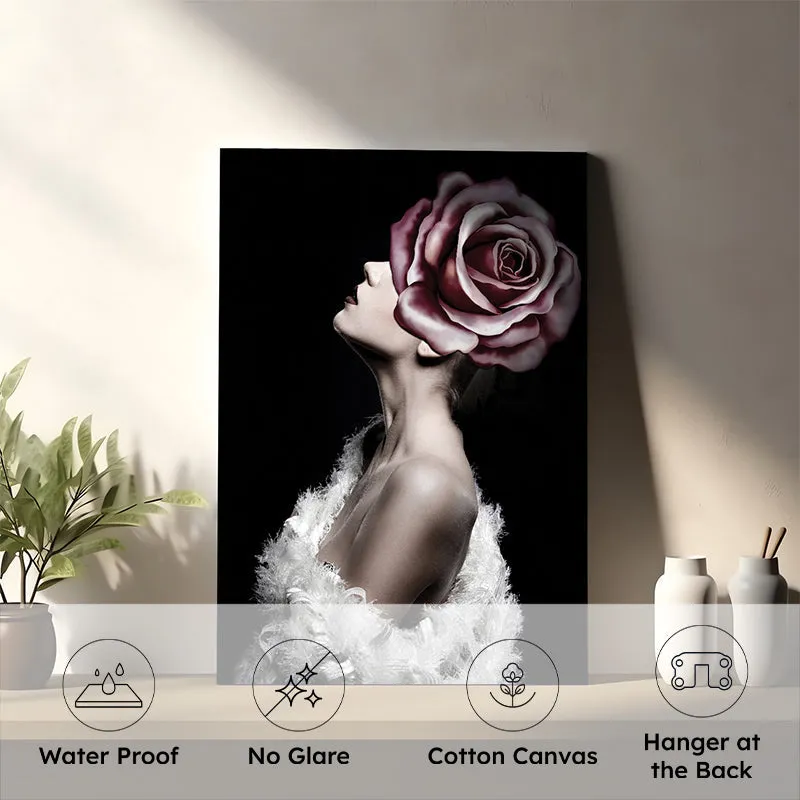 Vintage Beauty Canvas Wall Painting media 6
