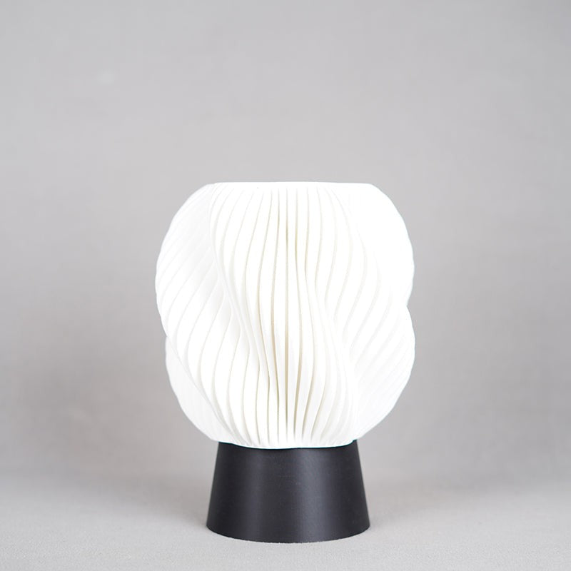 Flora Beam 3D Printed Table Lamp - White,Black media 5
