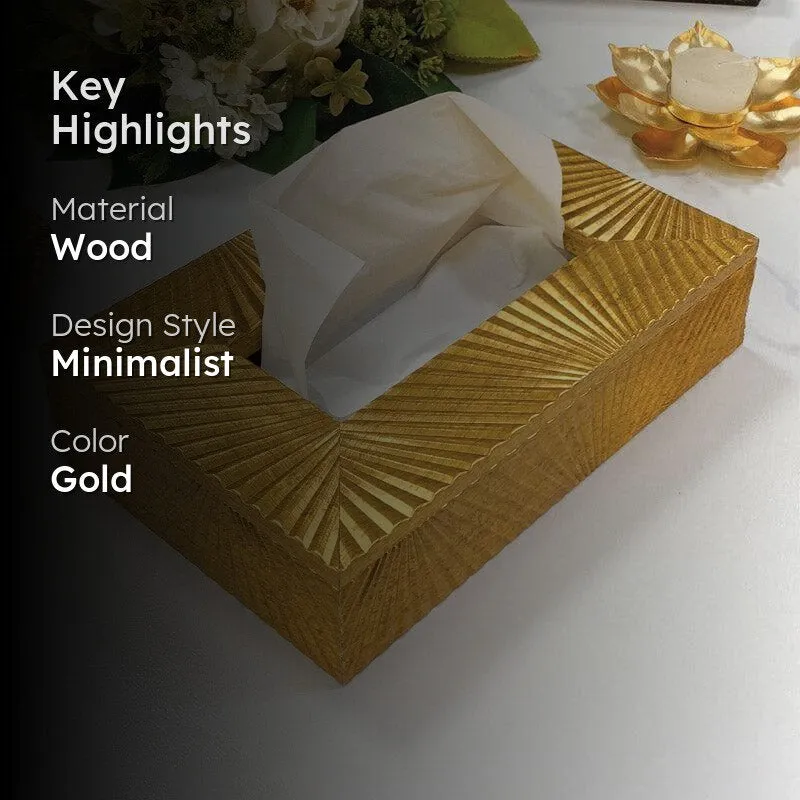 Stripe Stride Tissue Box - Amber media 2