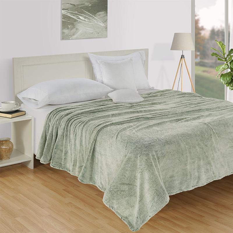 Molly Solid Dohar (Green) - 240 GSM - Queen/Double