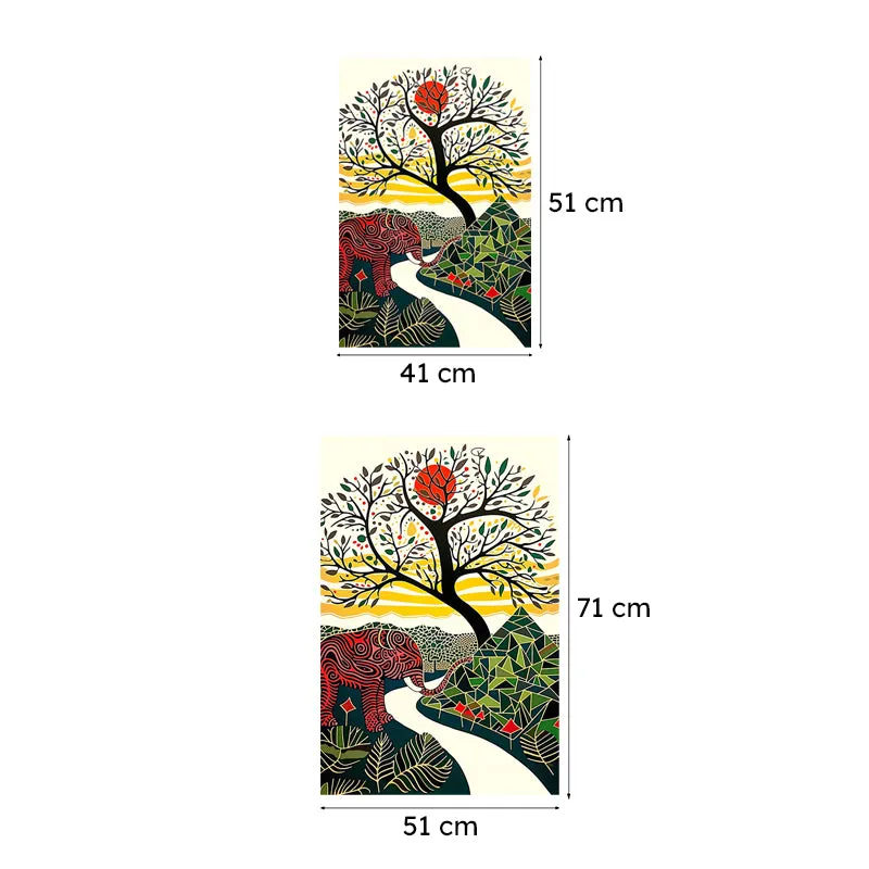 Vibrant Forestscape Wall Art media 6