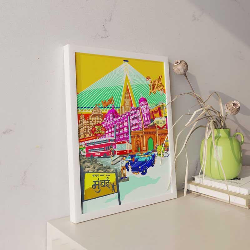 Aamchi Mumbai City Pop Wall Art media 3