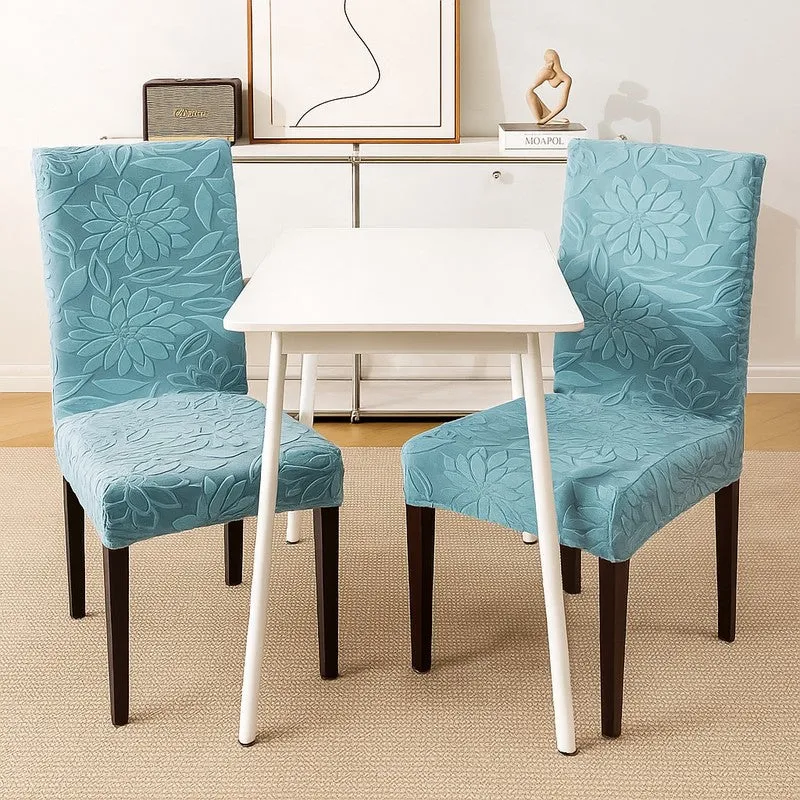 Serena Chair Cover (Light Blue) - Set Of Two media 1