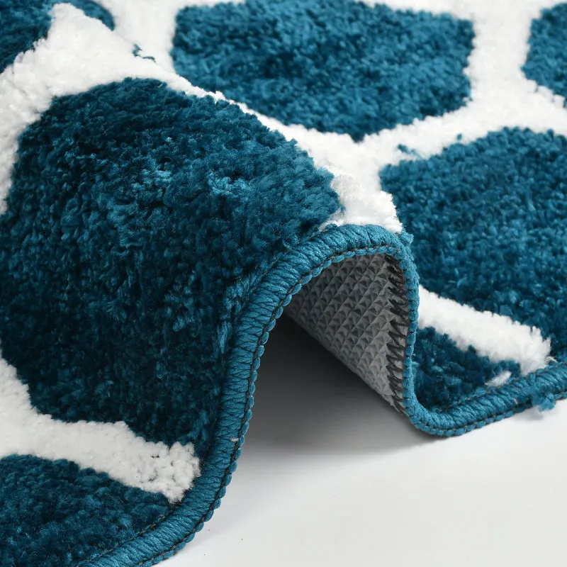 Trevona Cotton Bath Mat - Teal media 8