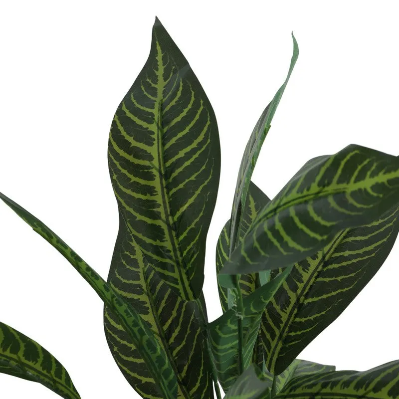 Artificial Croton Faux Plant Without Pot (2 Ft) - Set Of Two media 5