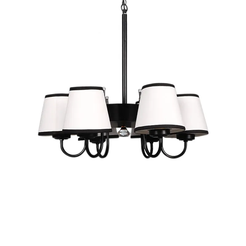 Viya Conical Ceiling Lamp - Black & White media 4