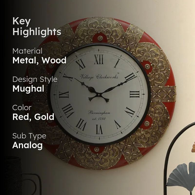Crown Meridian Analog Wall Clock media 2